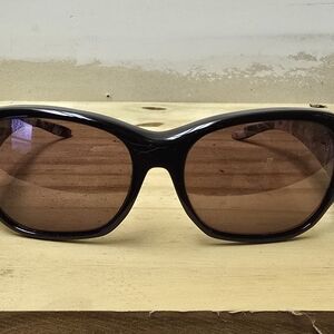 Foster Grant Black Sunglasses with Brown Lenses